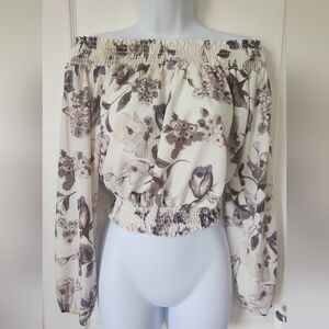 Altar'd State Off The Shoulder Floral Top